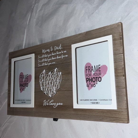 VILIGHT Parents Wedding Gifts from Bride and Groom Rustic Picture Frame - Picture 6 of 13